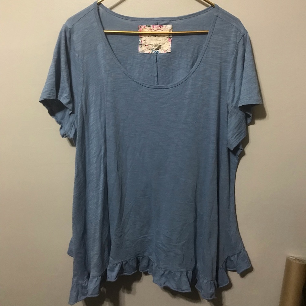 Flowy, slate blue , Shirt 👚